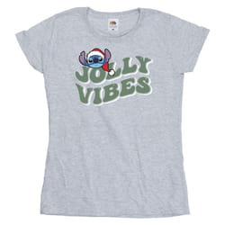 Disney - T-shirt JOLLY CHILLING VIBES - Femme (Gris chiné)