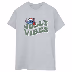 Disney - T-shirt JOLLY CHILLING VIBES - Femme (Gris chiné)