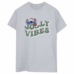 Disney - T-shirt JOLLY CHILLING VIBES - Femme (Gris chiné)