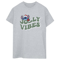 Disney - T-shirt JOLLY CHILLING VIBES - Femme (Gris chiné)