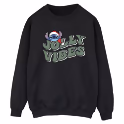 Disney - Sweat JOLLY CHILLING VIBES - Femme (Noir)