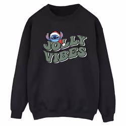 Disney - Sweat JOLLY CHILLING VIBES - Femme (Noir)