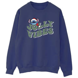 Disney - Sweat JOLLY CHILLING VIBES - Femme (Bleu marine)
