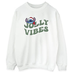 Disney - Sweat JOLLY CHILLING VIBES - Femme (Blanc)