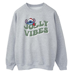 Disney - Sweat JOLLY CHILLING VIBES - Femme (Gris chiné)