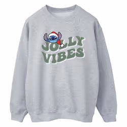 Disney - Sweat JOLLY CHILLING VIBES - Femme (Gris chiné)