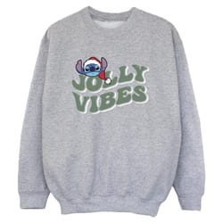 Disney - Sweat JOLLY CHILLING VIBES - Garçon (Gris chiné)