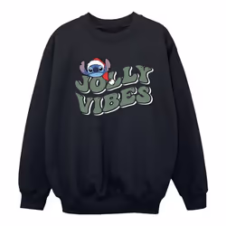 Disney - Sweat JOLLY CHILLING VIBES - Fille (Noir)