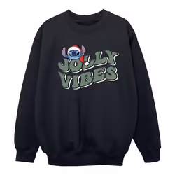 Disney - Sweat JOLLY CHILLING VIBES - Fille (Noir)