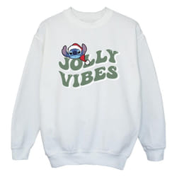 Disney - Sweat JOLLY CHILLING VIBES - Fille (Blanc)