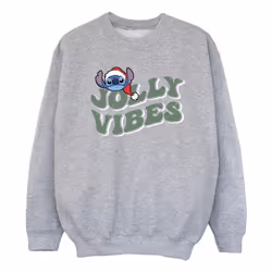 Disney - Sweat JOLLY CHILLING VIBES - Fille (Gris chiné)