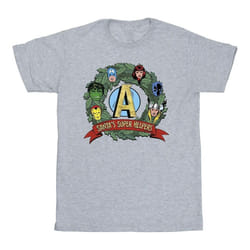 Marvel - T-shirt SANTA'S SUPER HELPERS - Homme (Gris chiné)