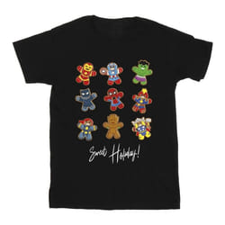 Marvel - T-shirt GINGERBREAD AVENGERS - Homme (Noir)
