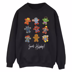 Marvel - Sweat GINGERBREAD AVENGERS - Homme (Noir)