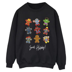 Marvel - Sweat GINGERBREAD AVENGERS - Femme (Noir)