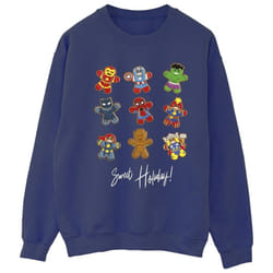 Marvel - Sweat GINGERBREAD AVENGERS - Femme (Bleu marine)