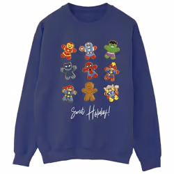 Marvel - Sweat GINGERBREAD AVENGERS - Femme (Bleu marine)