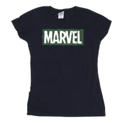 Marvel - T-shirt - Femme (Bleu marine)