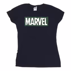 Marvel - T-shirt - Femme (Bleu marine)