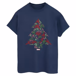 Marvel - T-shirt AVENGERS - Femme (Bleu marine)