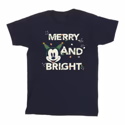 Disney - T-shirt MERRY & BRIGHT - Homme (Bleu marine)