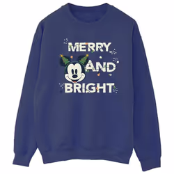 Disney - Sweat MERRY & BRIGHT - Homme (Bleu marine)