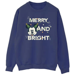Disney - Sweat MERRY & BRIGHT - Homme (Bleu marine)