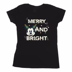 Disney - T-shirt MERRY & BRIGHT - Femme (Noir)
