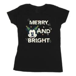 Disney - T-shirt MERRY & BRIGHT - Femme (Noir)