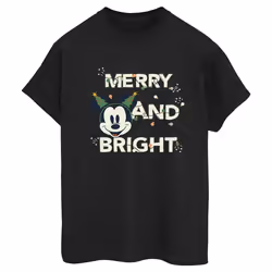 Disney - T-shirt MERRY & BRIGHT - Femme (Noir)