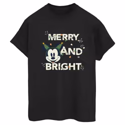 Disney - T-shirt MERRY & BRIGHT - Femme (Noir)
