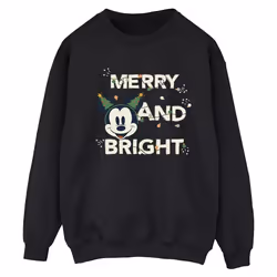 Disney - Sweat MERRY & BRIGHT - Femme (Noir)