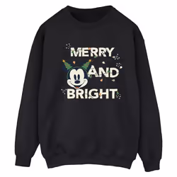 Disney - Sweat MERRY & BRIGHT - Femme (Noir)