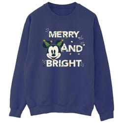Disney - Sweat MERRY & BRIGHT - Femme (Bleu marine)