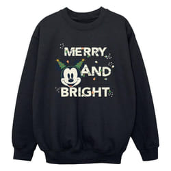 Disney - Sweat MERRY & BRIGHT - Garçon (Noir)