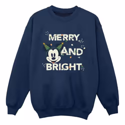 Disney - Sweat MERRY & BRIGHT - Garçon (Bleu marine)