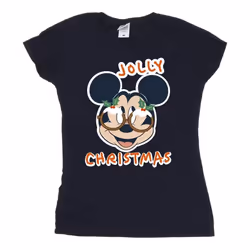 Disney - T-shirt - Femme (Bleu marine)