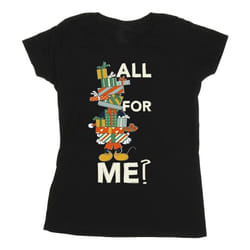 Disney - T-shirt PRESENTS ALL FOR ME - Femme (Noir)