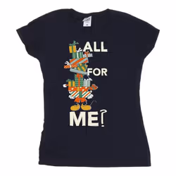 Disney - T-shirt PRESENTS ALL FOR ME - Femme (Bleu marine)