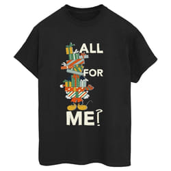 Disney - T-shirt PRESENTS ALL FOR ME - Femme (Noir)