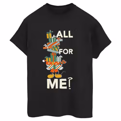 Disney - T-shirt PRESENTS ALL FOR ME - Femme (Noir)