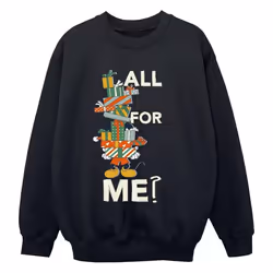 Disney - Sweat PRESENTS ALL FOR ME - Garçon (Noir)