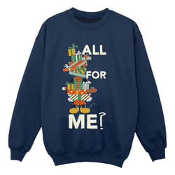 Disney - Sweat PRESENTS ALL FOR ME - Garçon (Bleu marine)