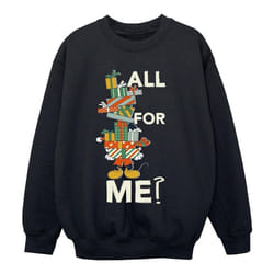 Disney - Sweat PRESENTS ALL FOR ME - Fille (Noir)