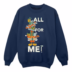 Disney - Sweat PRESENTS ALL FOR ME - Fille (Bleu marine)