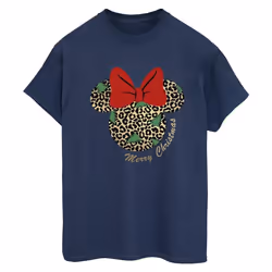 Disney - T-shirt - Femme (Bleu marine)