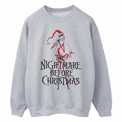 Disney - Sweat THE NIGHTMARE BEFORE CHRISTMAS - Homme (Gris chiné)