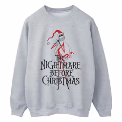 Disney - Sweat THE NIGHTMARE BEFORE CHRISTMAS - Homme (Gris chiné)