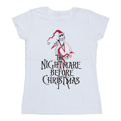 Disney - T-shirt THE NIGHTMARE BEFORE CHRISTMAS - Femme (Blanc)