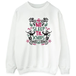 Disney - Sweat THE NIGHTMARE BEFORE CHRISTMAS NO SLEEP TIL XMAS - Homme (Blanc)